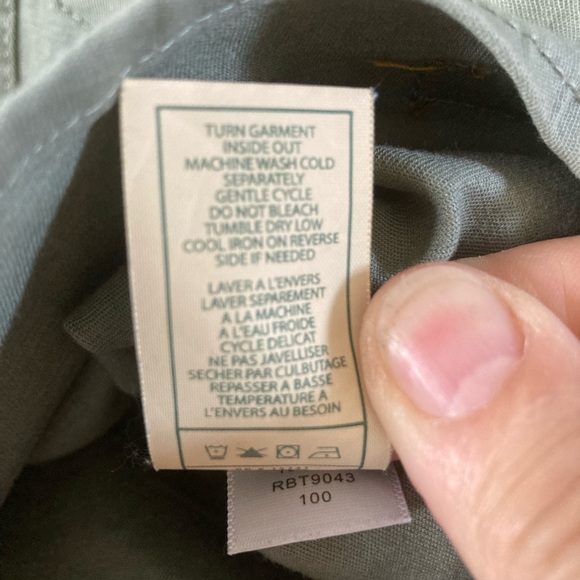 7 For All Mankind Toddler Boys Short Sleeve Green Distressed Button Down… - Picture 7 of 7